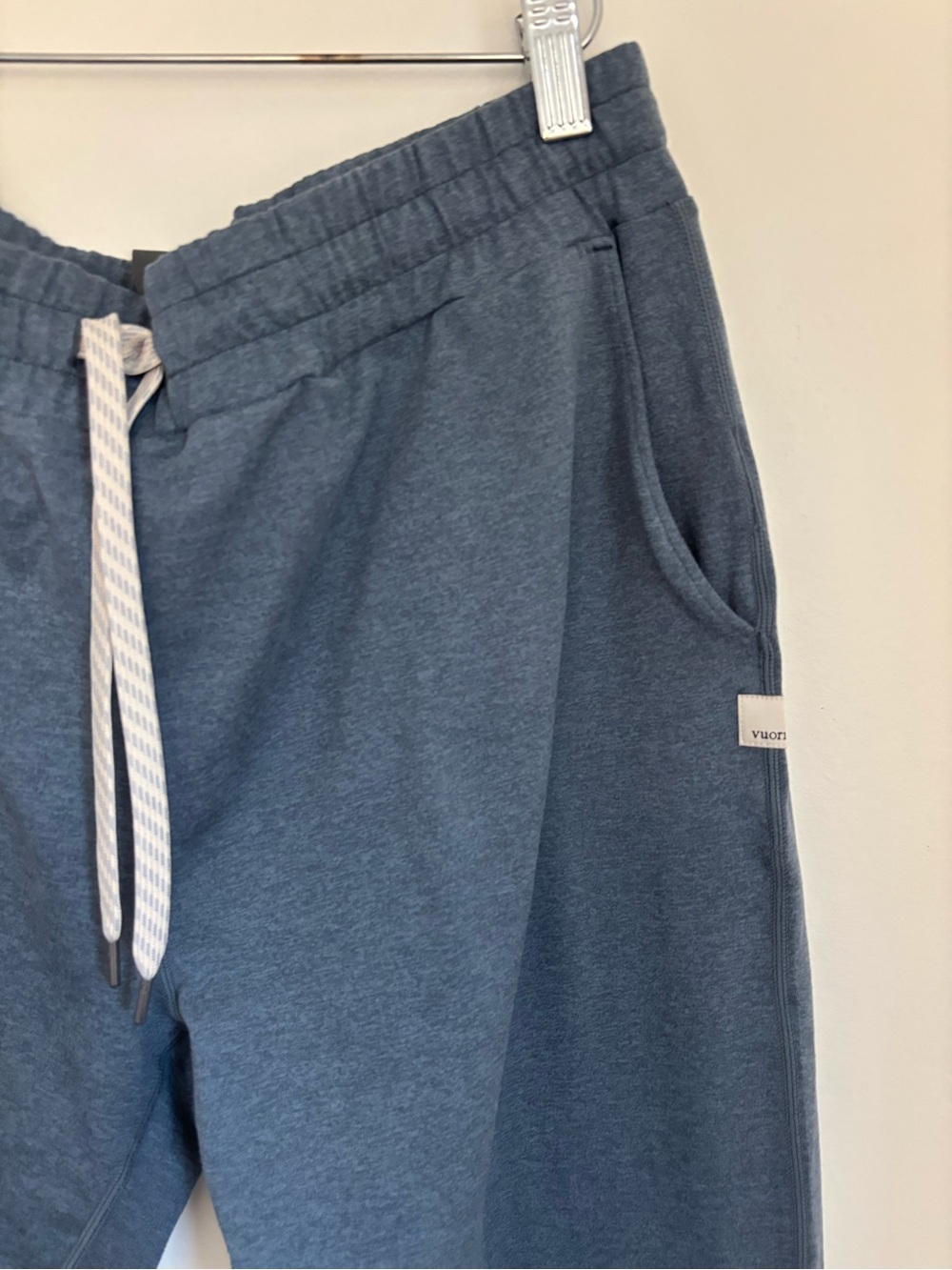 Vuori Performance Joggers Womens Heather Blue Athletic Lounge Pants Medium - Picture 3 of 6